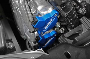 Subaru WRX Cam Solenoid Guard - Perrin Performance - Blue - `15-`25 Subaru WRX Cam Solenoid Guard - Perrin Performance - Blue - `15-`25